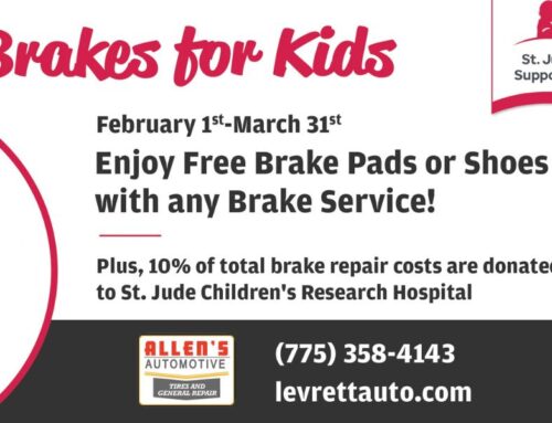 Support St. Jude Children’s Research Hospital Via Brake Repair from Levrett Automotive in Reno, NV